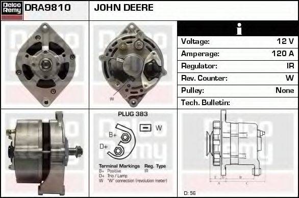 Генератор DRA9810 REMY