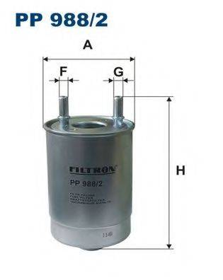 Фильтр топливный PP988/2 FILTRON