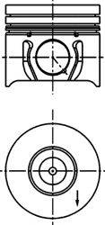 Поршень 40173600 KOLBENSCHMIDT