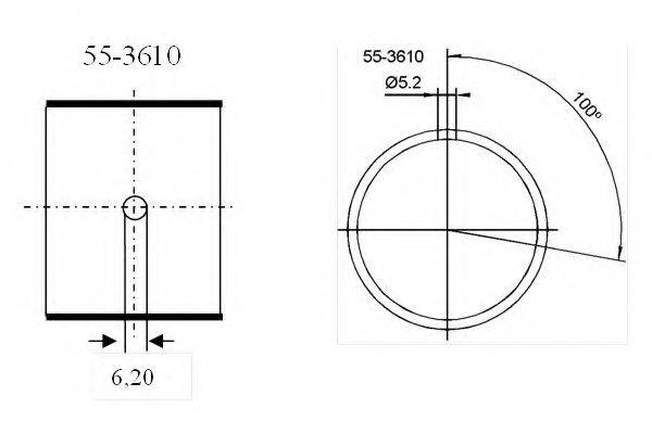 Подшипник 55-3610 GLYCO