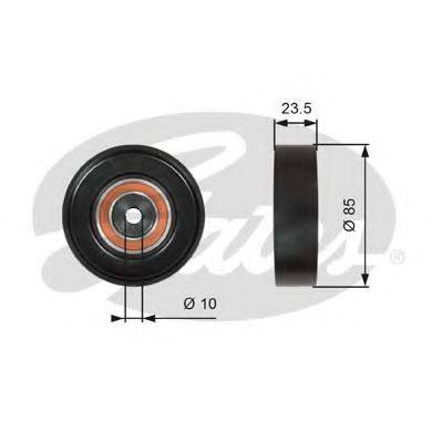 Паразитный / ведущий ролик, поликлиновой ремень T36274 GATES