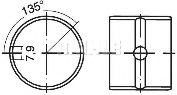 Втулка 037 BB 18807 300 MAHLE ORIGINAL
