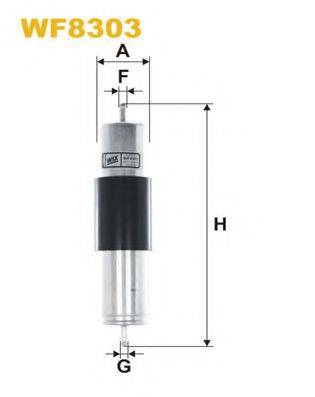 Фильтр топливный WF8303 WIX FILTERS