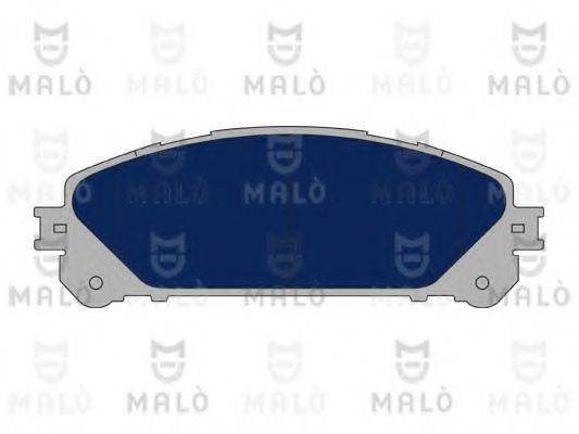 Комплект тормозных колодок, дисковый тормоз 1051115 MALO