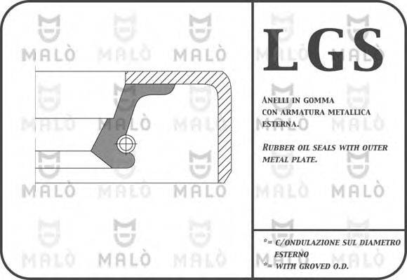 Уплотняющее кольцо 13035 MALO