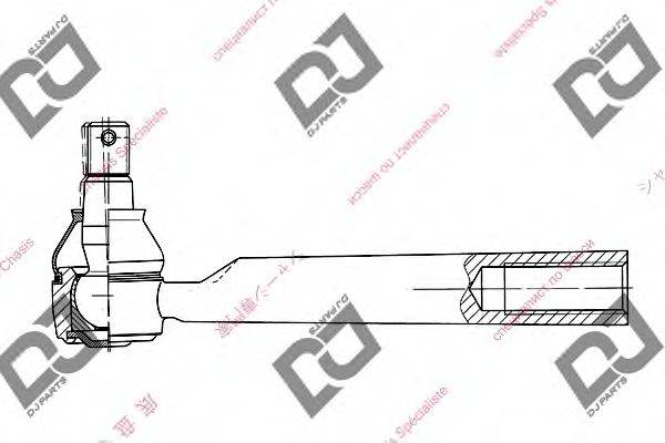 Наконечник поперечной рулевой тяги DE1023 DJ PARTS