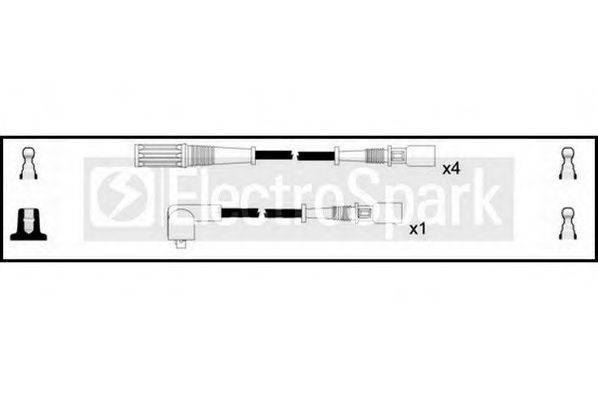 Комплект проводов зажигания OEK014 STANDARD