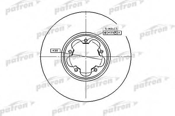 Тормозной диск PBD4216 PATRON
