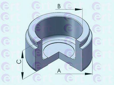 Поршень, корпус скобы тормоза 151150-C ERT