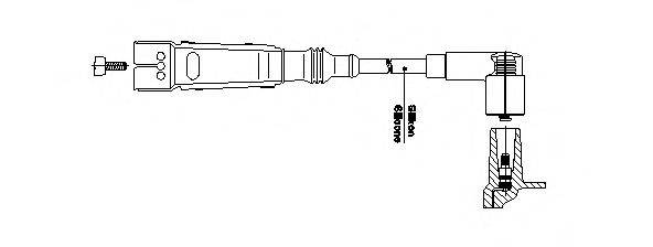 Провод зажигания 111A66 BREMI