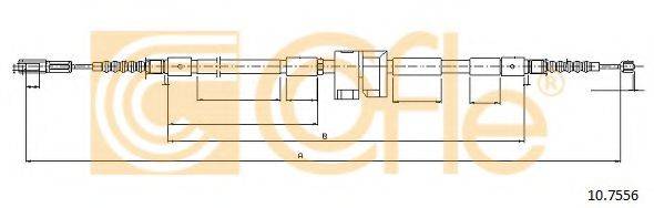 Трос 10.7556 COFLE