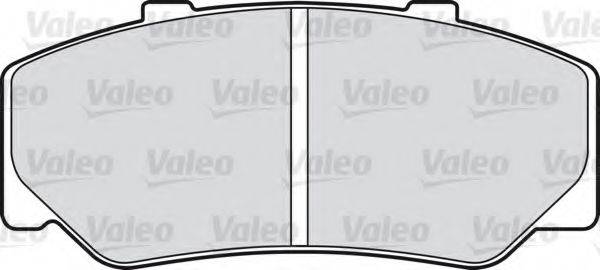 Комплект тормозных колодок, дисковый тормоз 540413 VALEO