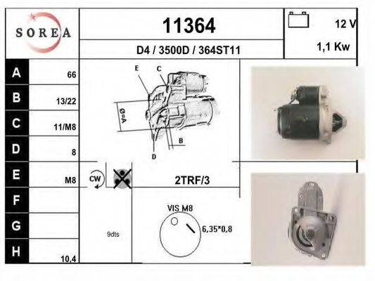 Стартер 11364 EAI