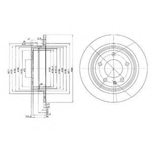 Тормозной диск 10395 LEMFORDER