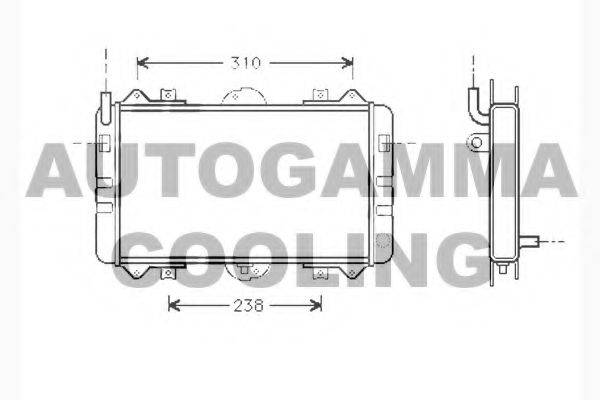 Теплообменник 104337 AUTOGAMMA