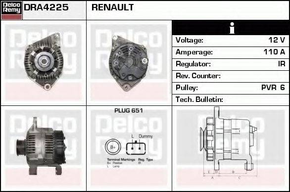 Генератор DRA4225 REMY