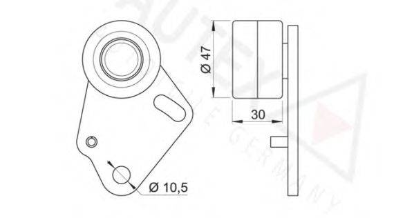 Ролик 654227 AUTEX