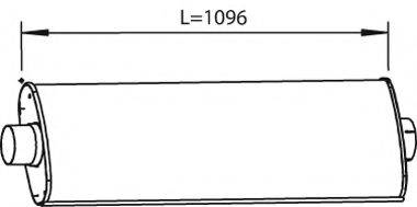 Средний / конечный глушитель ОГ 28312 DINEX