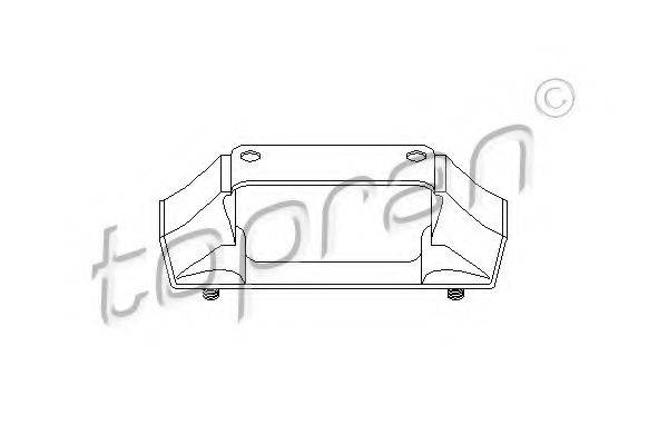 Подвеска, двигатель 201 362 TOPRAN