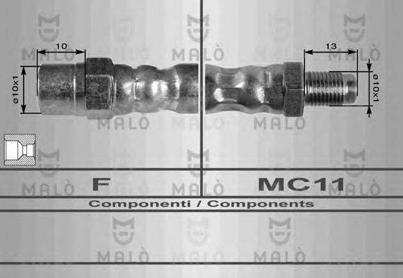 Тормозной шланг 8166 MALO