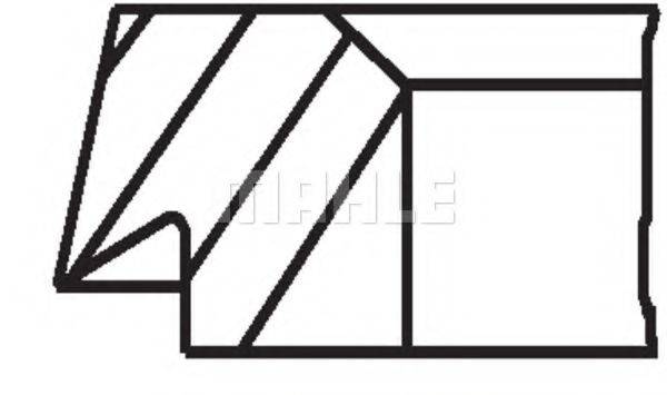 Комплект колец 50001289 KOLBENSCHMIDT