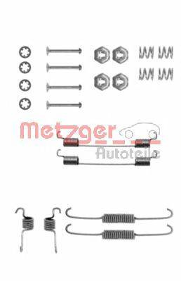 Комплектующие, тормозная колодка 105-0674 METZGER