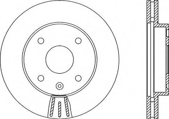 Тормозной диск BDA2146.20 OPEN PARTS