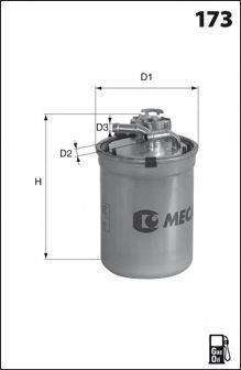 Фильтр топливный G61 MECAFILTER