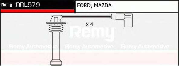 Комплект проводов зажигания DRL579 REMY