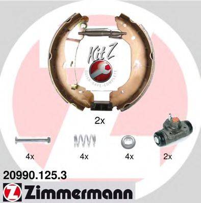 Комплект тормозных колодок 20990.125.3 ZIMMERMANN