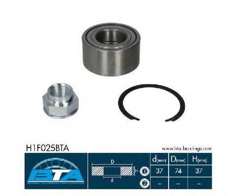 Комплект подшипника ступицы колеса H1F025BTA BTA