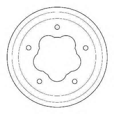 Тормозной барабан 329188J JURID
