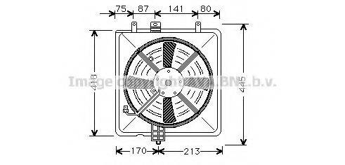 Вентилятор VO7506 AVA QUALITY COOLING
