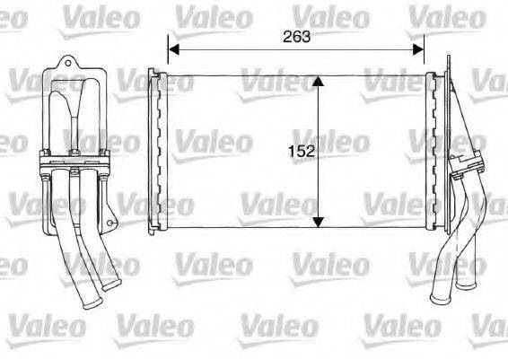 Теплообменник, отопление салона 812015 VALEO