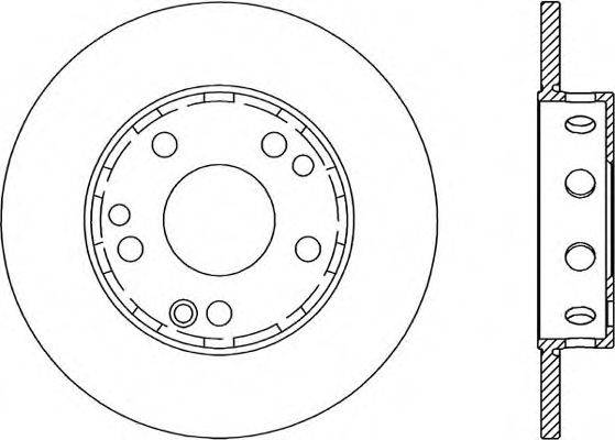 Тормозной диск BDA1291.10 OPEN PARTS