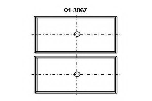 Подшипник 01-3867 GLYCO