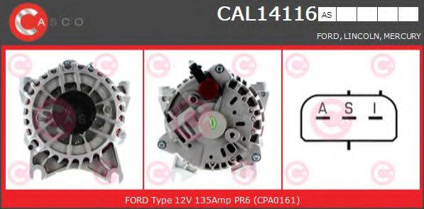 Генератор CAL14116AS CASCO