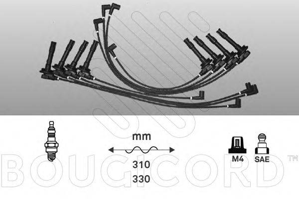 Комплект проводов зажигания 9236 BOUGICORD