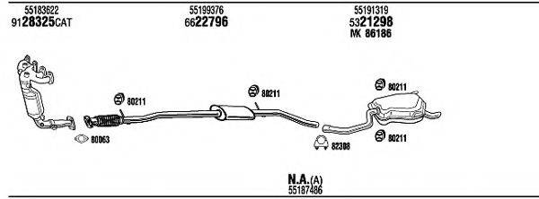 Система выпуска ОГ LN75003 WALKER