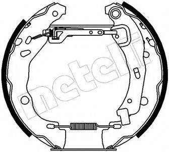 Комплект тормозных колодок 51-0155 METELLI