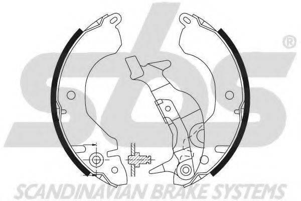 Комплект тормозных колодок 18492730416 SBS