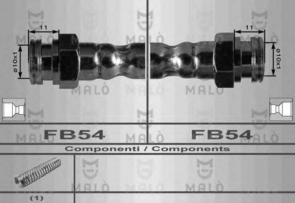 Тормозной шланг 80030 MALO