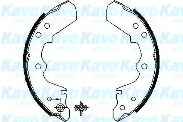 Комплект тормозных колодок BS-3900 KAVO PARTS