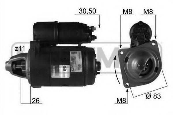 Стартер 220125 MESSMER