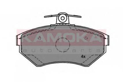 Комплект тормозных колодок, дисковый тормоз JQ1012624 KAMOKA