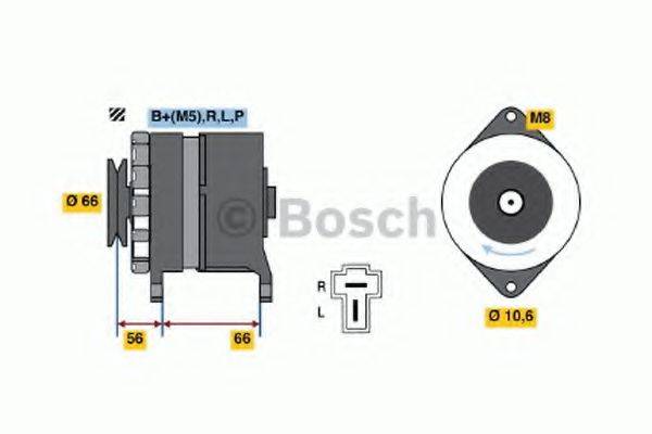 Генератор 0 986 036 341 BOSCH