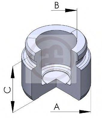 Поршень, корпус скобы тормоза D025237 AUTOFREN SEINSA