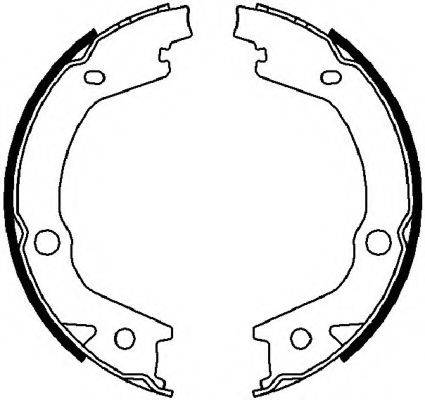 Комплект тормозных колодок, стояночная тормозная система FSB4021 FERODO