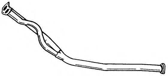 Труба выхлопного газа 25125 SIGAM