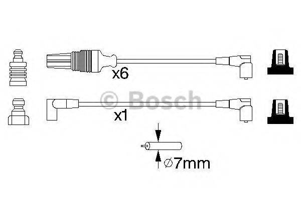 Комплект проводов зажигания 0 986 356 964 BOSCH